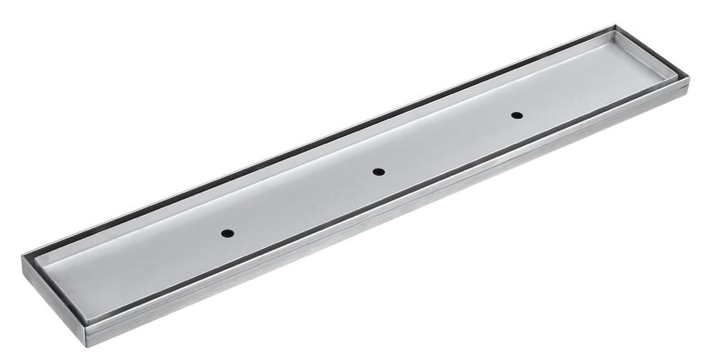 Electroplated Silver Tile Insert Drain  No Outlet SDZNO