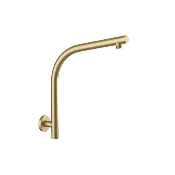 Brushed Yellow Gold Wall Mounted Shower Arm
