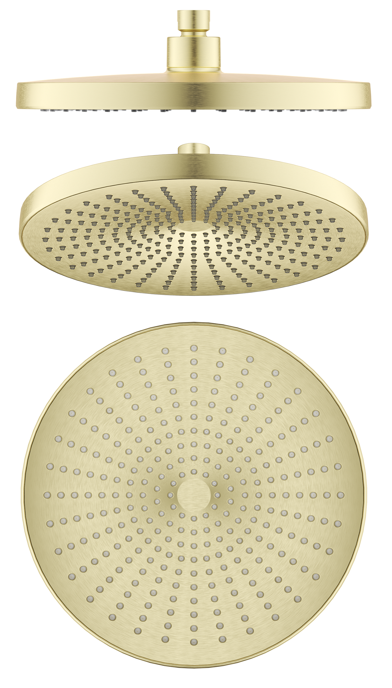 Mica 6H Shower Head French Gold