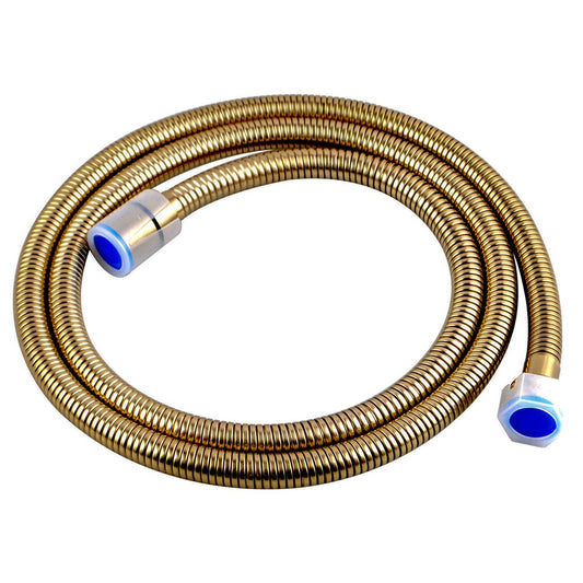 1500mm Brushed Brass Stainless Steel Shower Hose