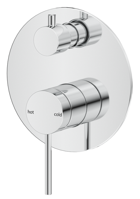 Mica Shower Mixer Diverter - 1P - TRIM KIT ONLY Chrome