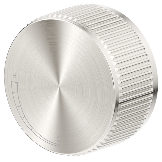 Mica Fluted Progressive Shower Mixer Brushed Nickel