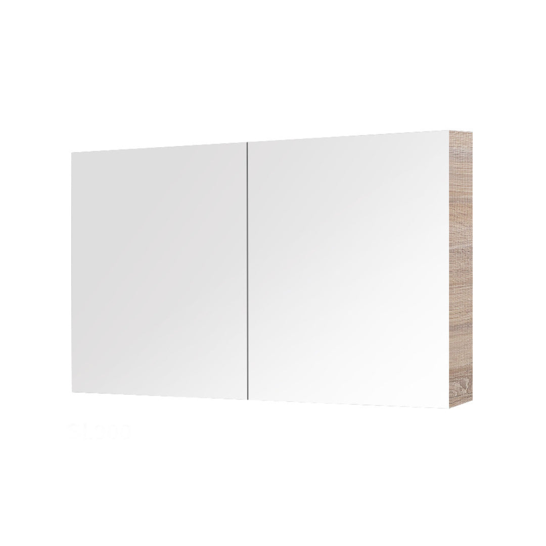 900mm LIGHT OAK VENNEER SHAVING CABINET