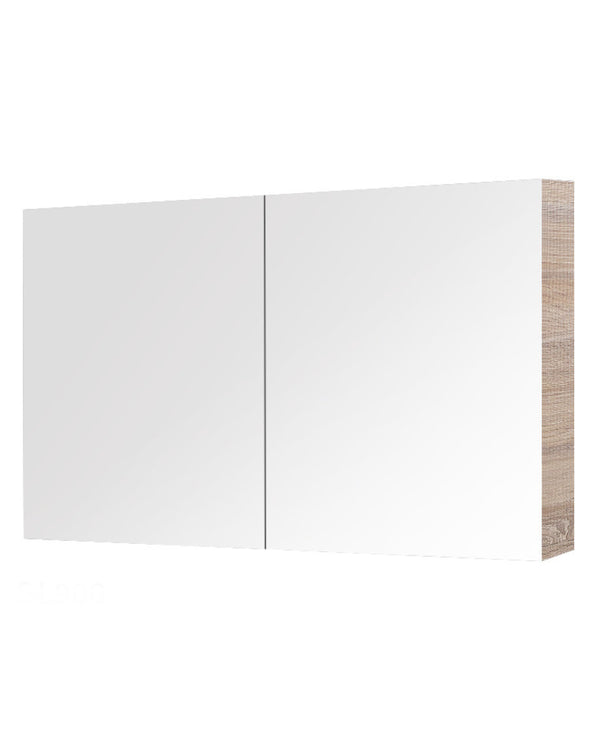 900mm LIGHT OAK VENNEER SHAVING CABINET