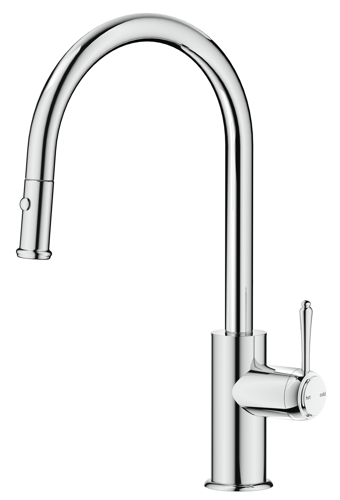 Mica Heritage Pull-Out Sink Mixer Chrome