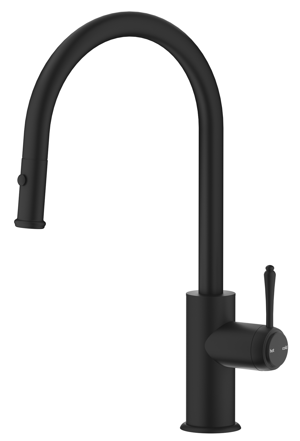 Mica Heritage Pull-Out Sink Mixer Black