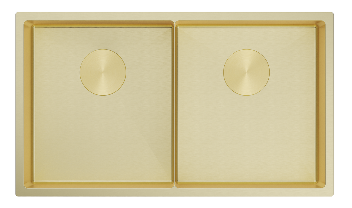 Luminare Sink 760 x 440mm - Double Bowl French Gold