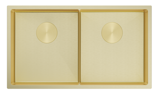 Luminare Sink 760 x 440mm - Double Bowl French Gold