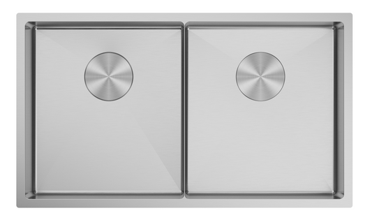 Luminare Sink 760 x 440mm - Double Bowl Stainless Steel