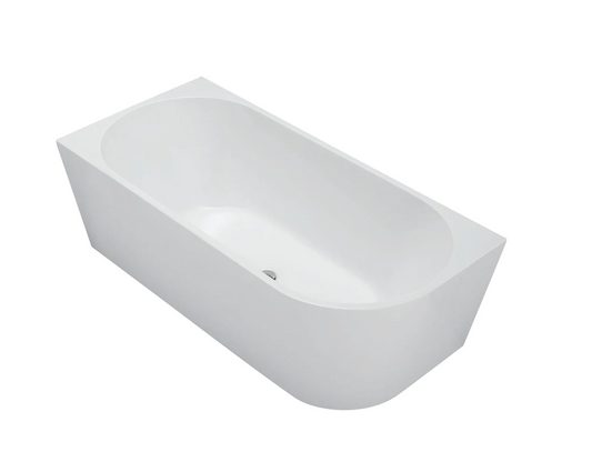 Auris 1400mm left hand corner (matte whte)