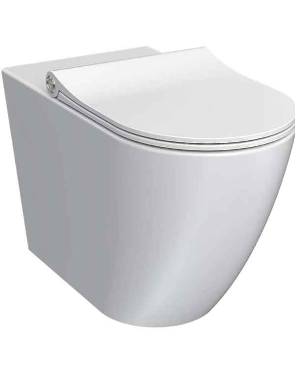 Ellisse Mk II Ambulant Wall Faced Pan Rimless (Including Pressalit Seat)