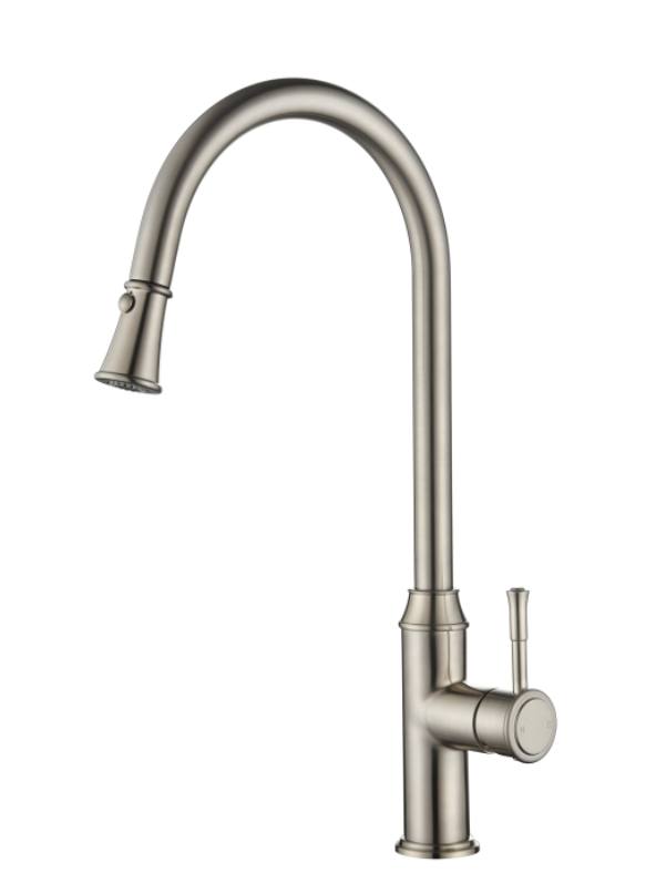 Montpellier Pull-Out Kitchen Mixer - Brushed Nickel