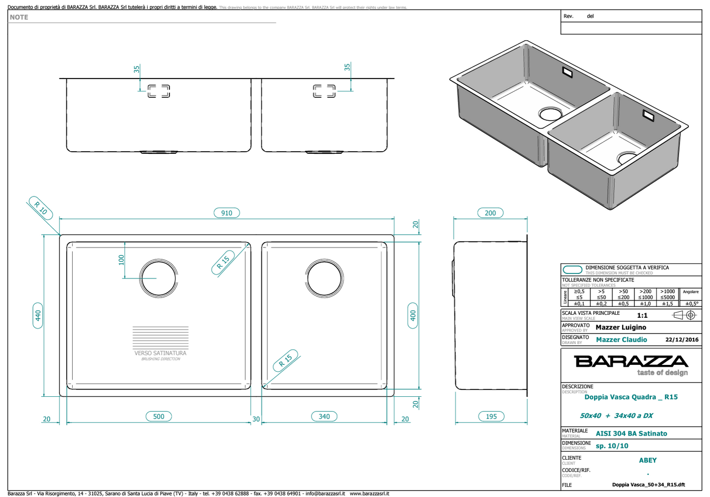 RADIUS DBLE 500X340X200