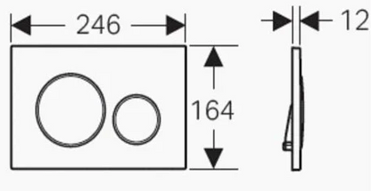 Sigma20 Mechanical DF Finger Print Resistant Stainless Steel/Chrome Trim Tamper Proof