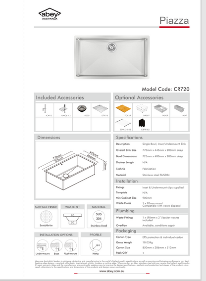 PIAZZA SGL BWL 770X445 + ACC