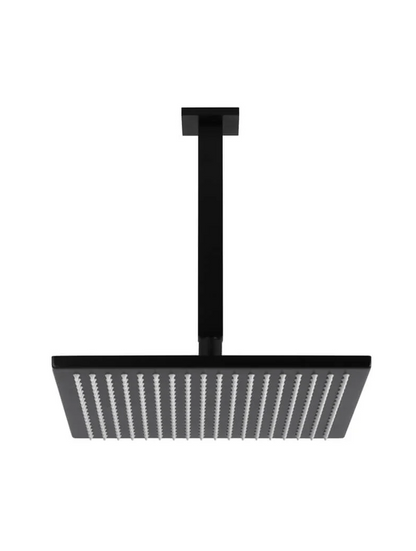 Square Ceiling Shower 300mm rose, 200mm dropper