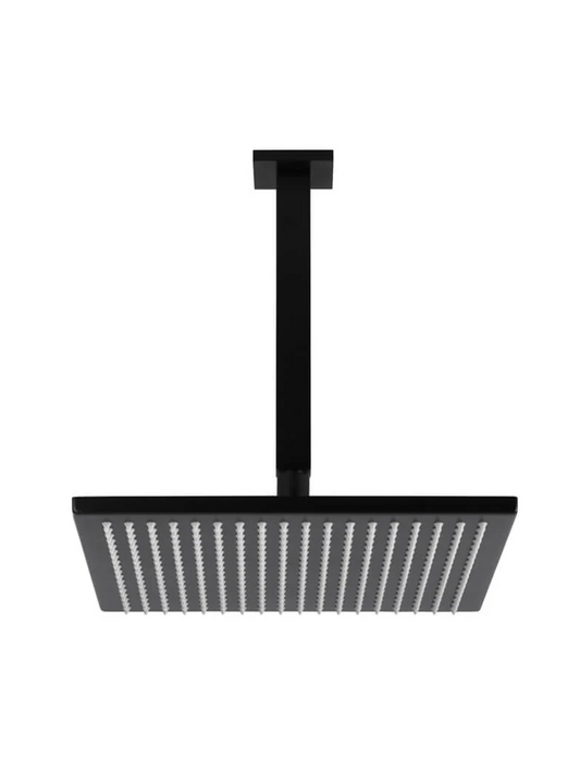 Square Ceiling Shower 300mm rose, 200mm dropper