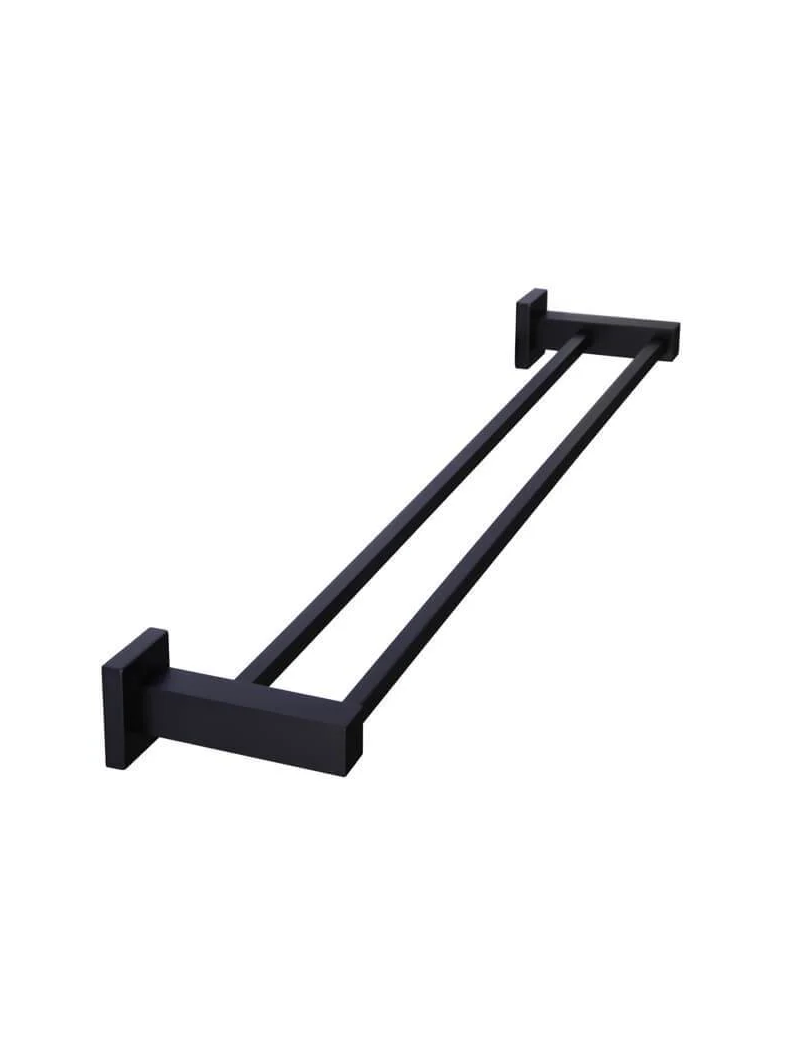 Square Double Towel Rail 600mm