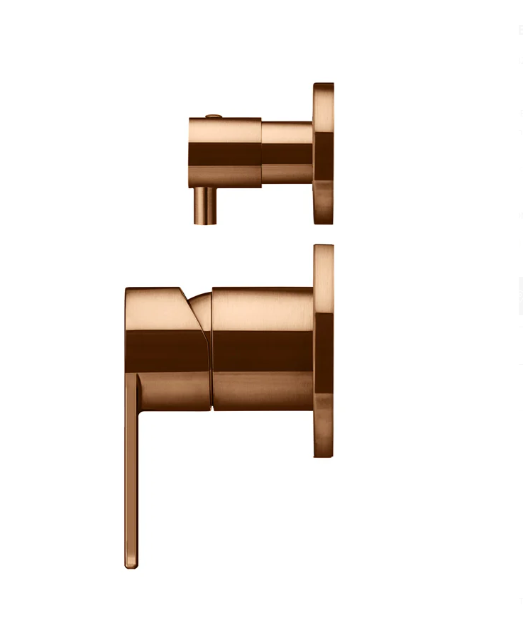 Round Diverter Mixer - Paddle Handle - Finish Kit