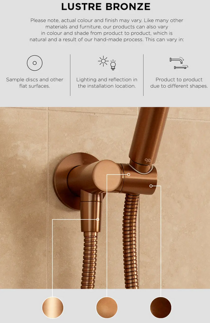 Round Diverter Mixer - Pinless Handle - Finish Kit