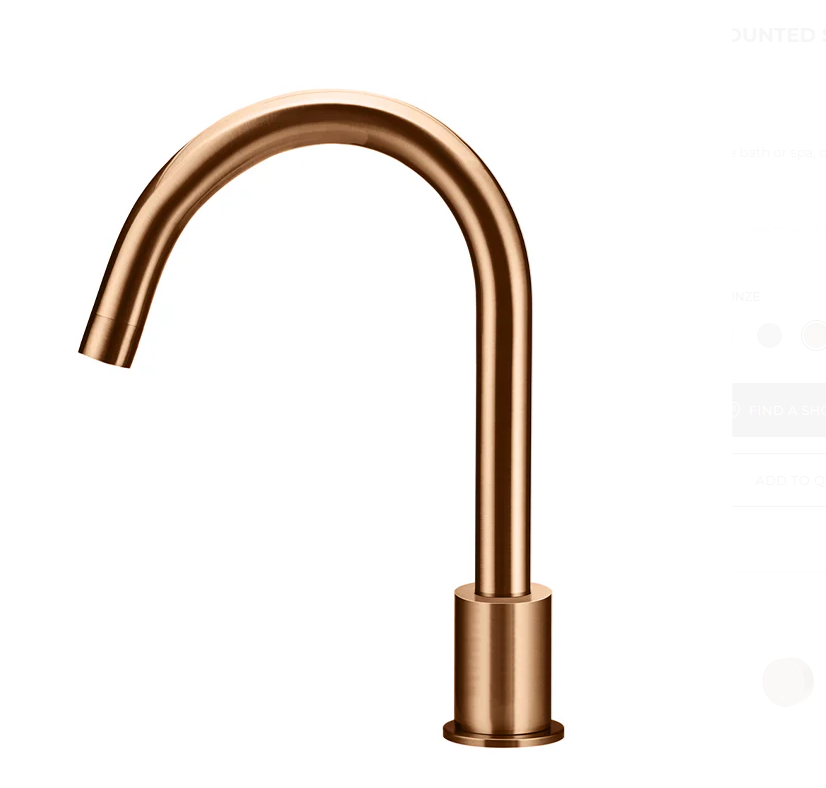 Round Deck Mounted Spout