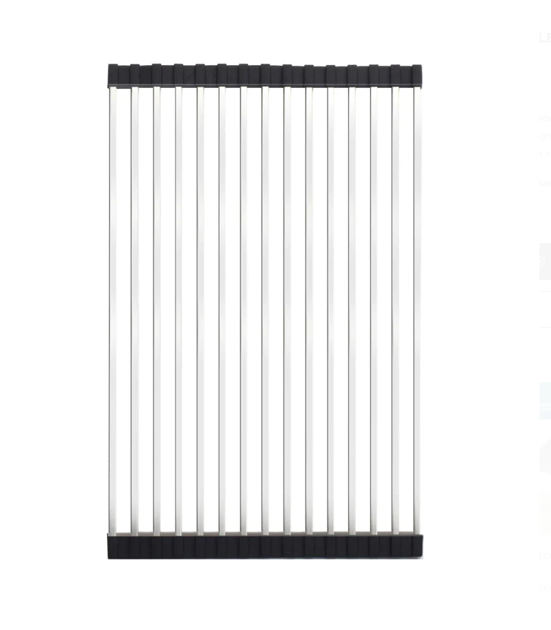 Lavello Stainless Steel rolling mat protector