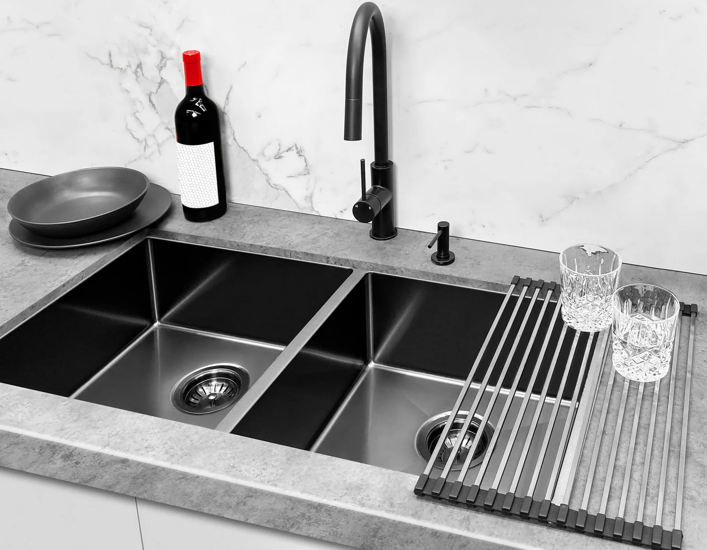 Lavello Stainless Steel rolling mat protector