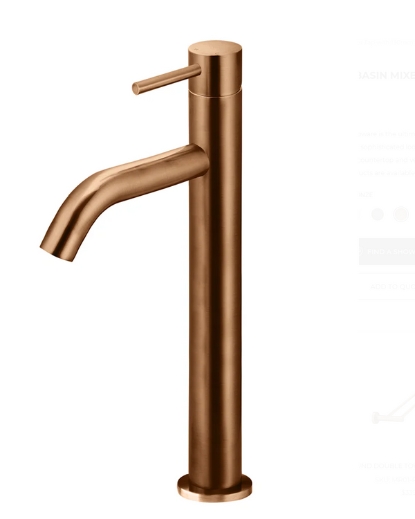 Piccola Tall Basin Mixer Tap