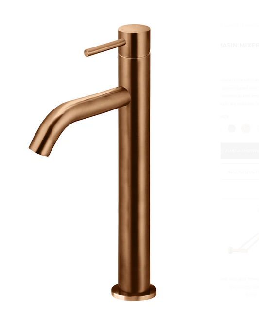 Piccola Tall Basin Mixer Tap