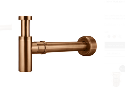 Round Bottle Trap for 32mm basin waste and 40mm outlet