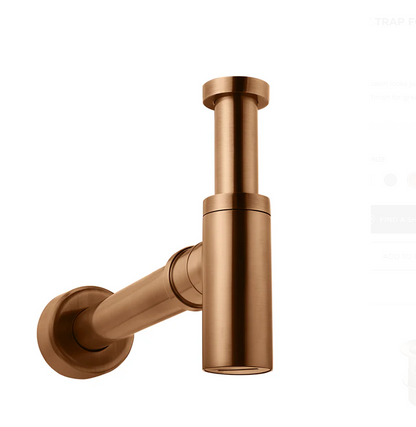 Round Bottle Trap for 32mm basin waste and 40mm outlet