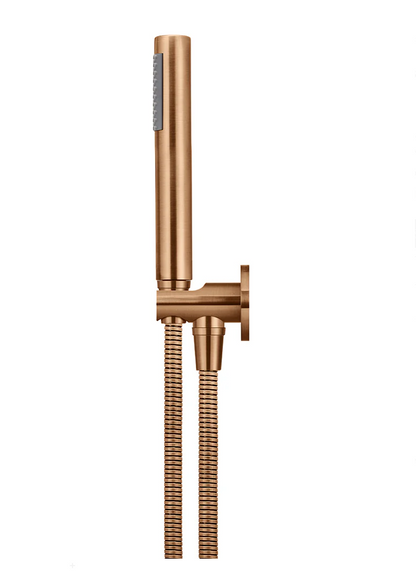 Round Hand Shower on Fixed Bracket, Single Function Hand Shower