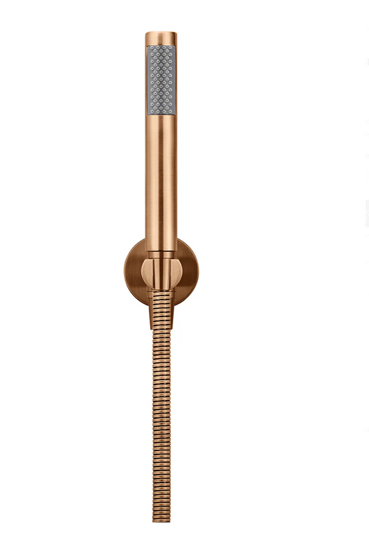 Round Hand Shower on Fixed Bracket, Three Function Hand Shower