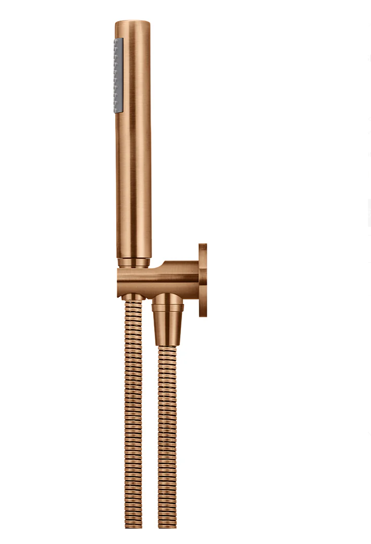 Round Hand Shower on Fixed Bracket, Three Function Hand Shower