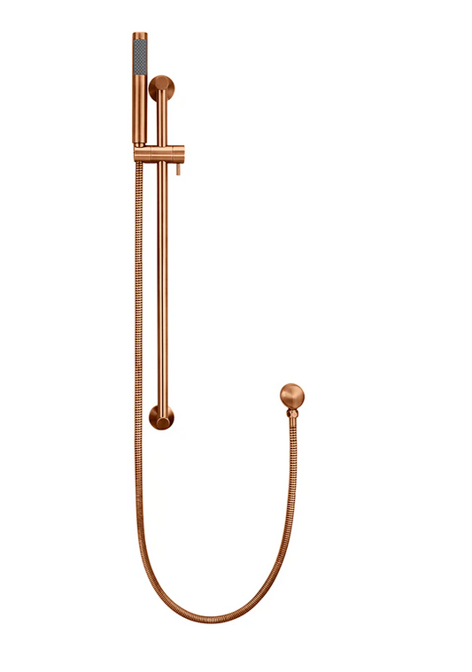 Round Hand Shower on Rail Column, Single Function Hand Shower