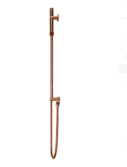 Round Hand Shower on Rail Column, Single Function Hand Shower