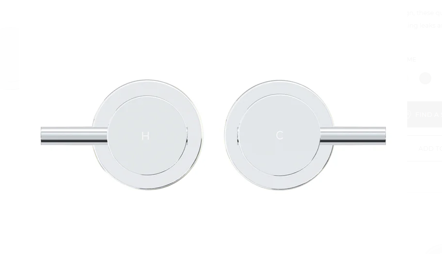 Round Quarter Turn Wall Top Assemblies