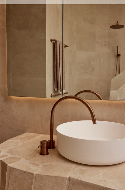 Round High-Rise Swivel Hob Spout