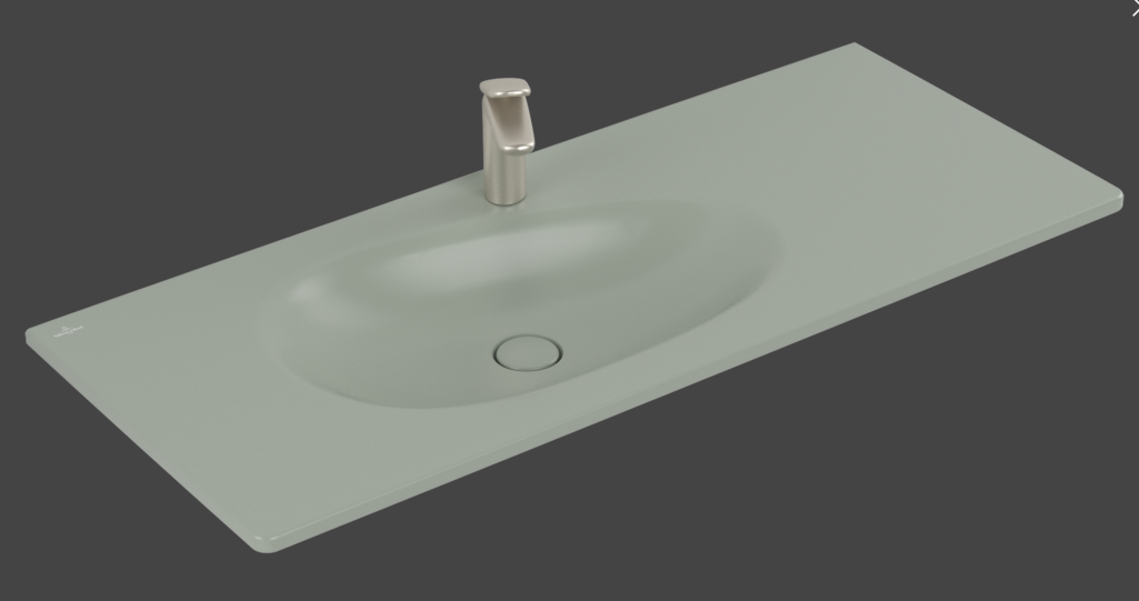 Antao 1200 Vanity Basin 1TH C+ Morning Green NO OF