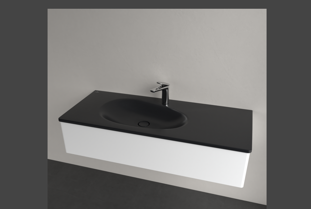 Antao 1200 Vanity Basin 1TH C+ Pure Black NO OF