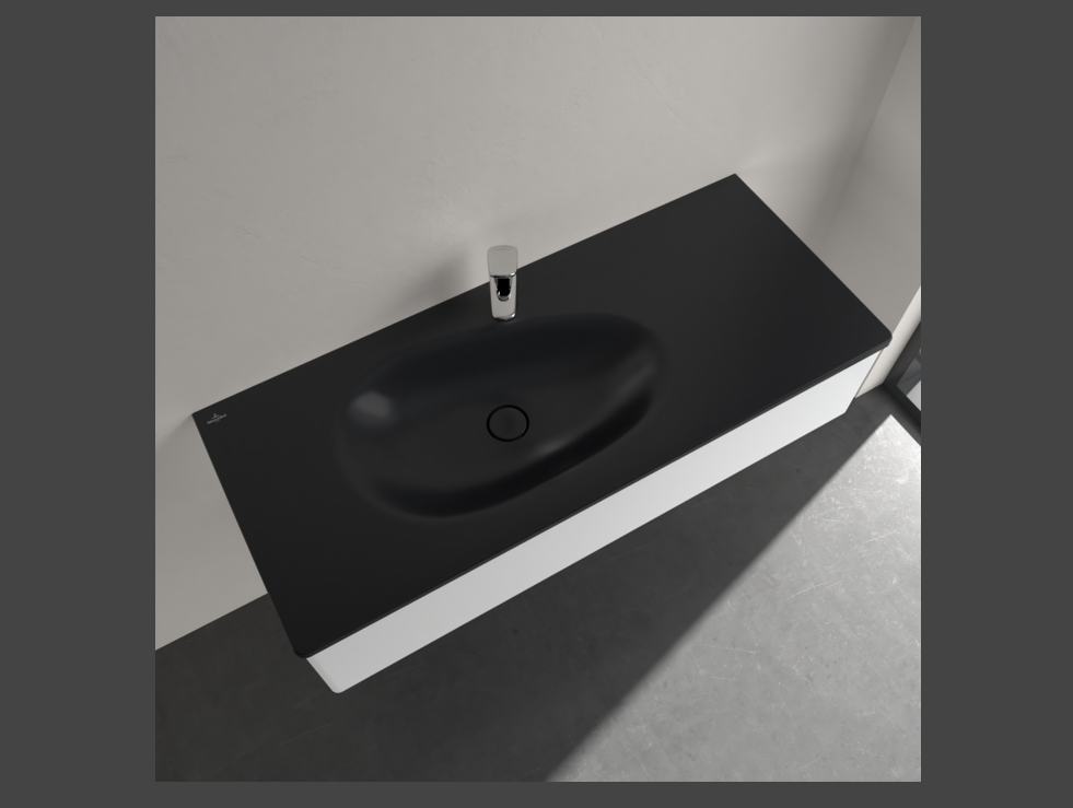 Antao 1200 Vanity Basin 1TH C+ Pure Black NO OF