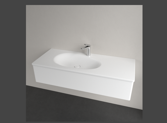 Antao 1200 Vanity Basin 1TH C+ Stone White NO OF