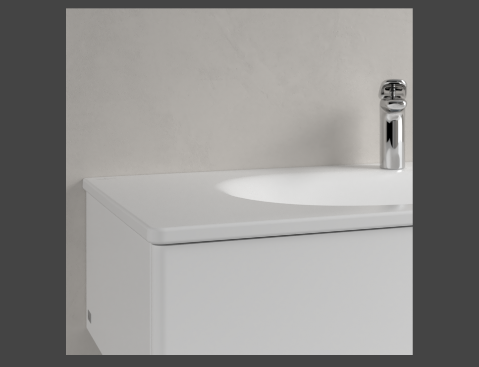 Antao 1200 Vanity Basin 1TH C+ Stone White NO OF