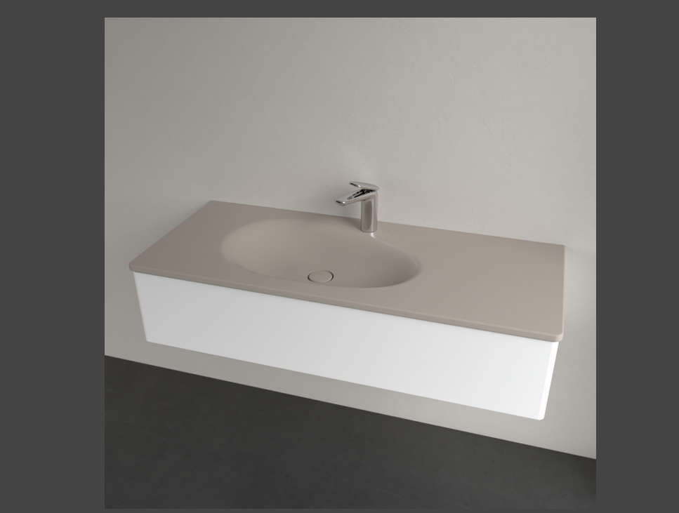 Antao 1200 Vanity Basin NO TH C+ Almond NO OF