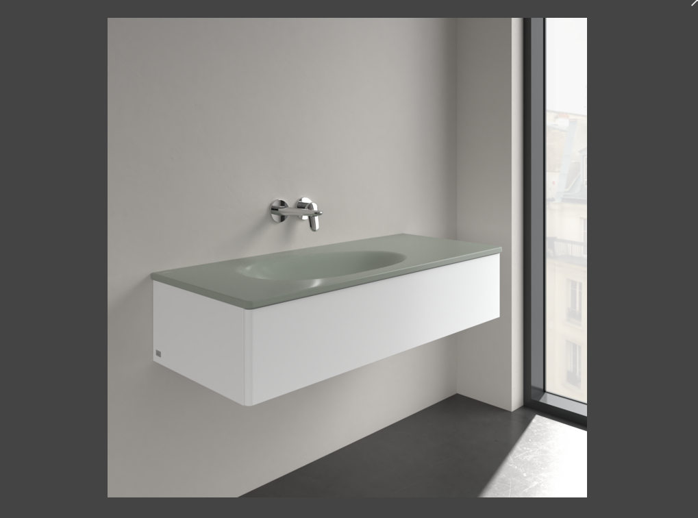 Antao 1200 Vanity Basin NO TH C+ Morning Green NO OF