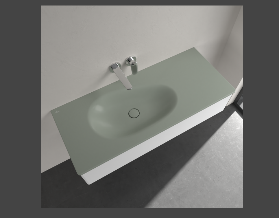 Antao 1200 Vanity Basin NO TH C+ Morning Green NO OF