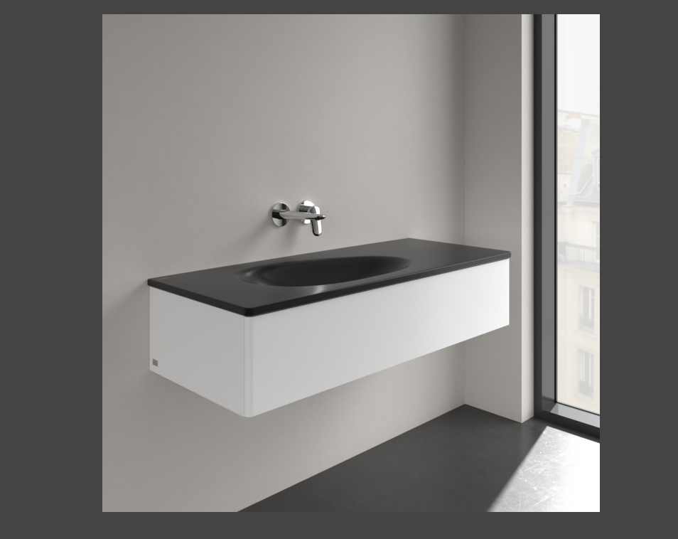 Antao 1200 Vanity Basin NO TH C+ Pure Black NO OF