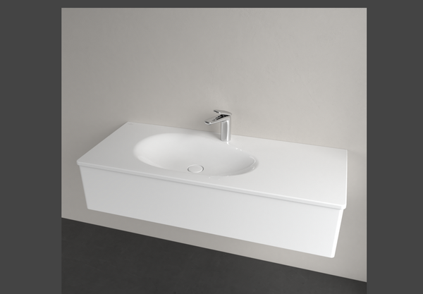 Antao 1200 Vanity Basin 1TH C+ White NO OF