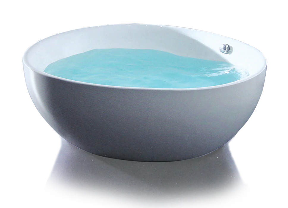 Broadway Round FS20 Freestanding Bath Gloss White 1500mm