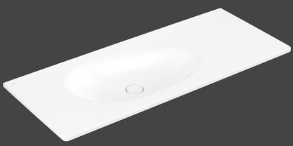 Antao 1200 Vanity Basin NO TH C+ Stone White NO OF